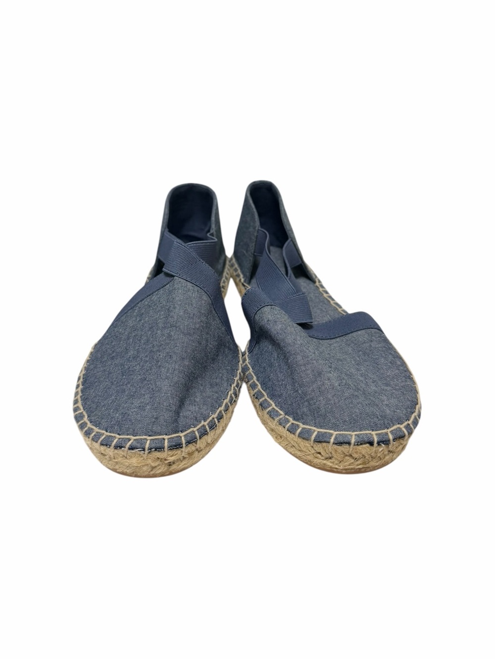 Talbots Light Wash Denim Canvas Slip Ons